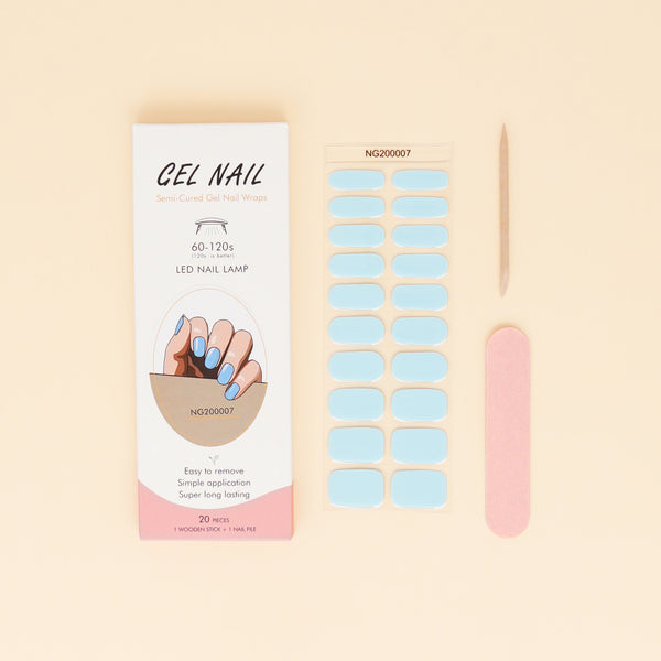 Unghie da Salone in Blu/Turchese: Adesivi Gel Duraturi e Semplici (Gel Nail)