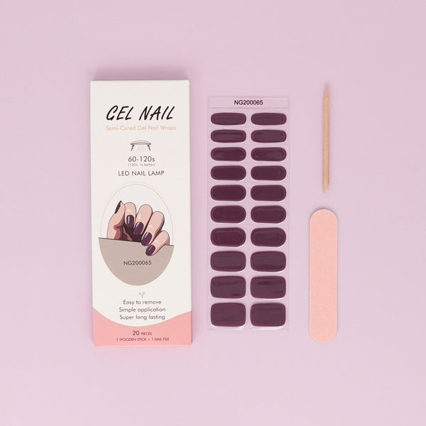 Unghie da Salone in Uva : Adesivi Gel Duraturi e Semplici (Gel Nail)